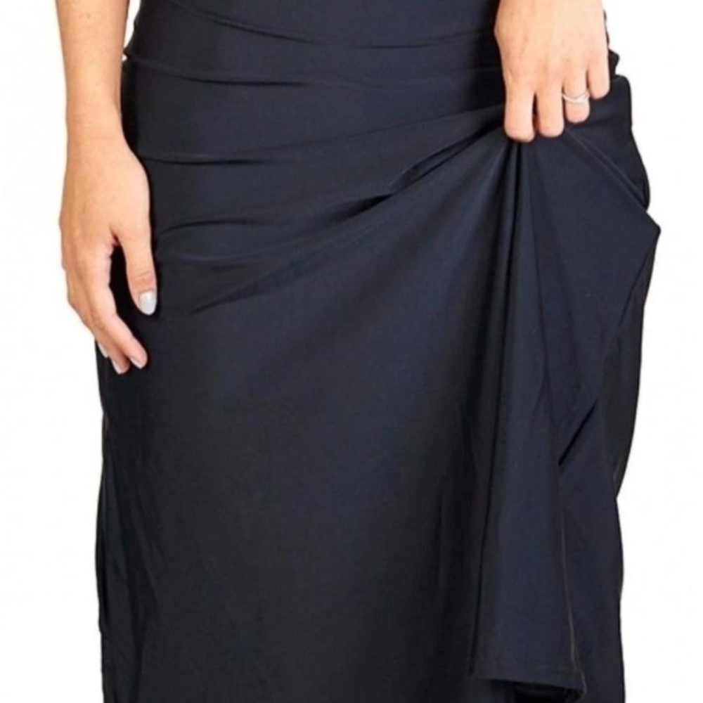 Chic Black Midi Skirt for Women